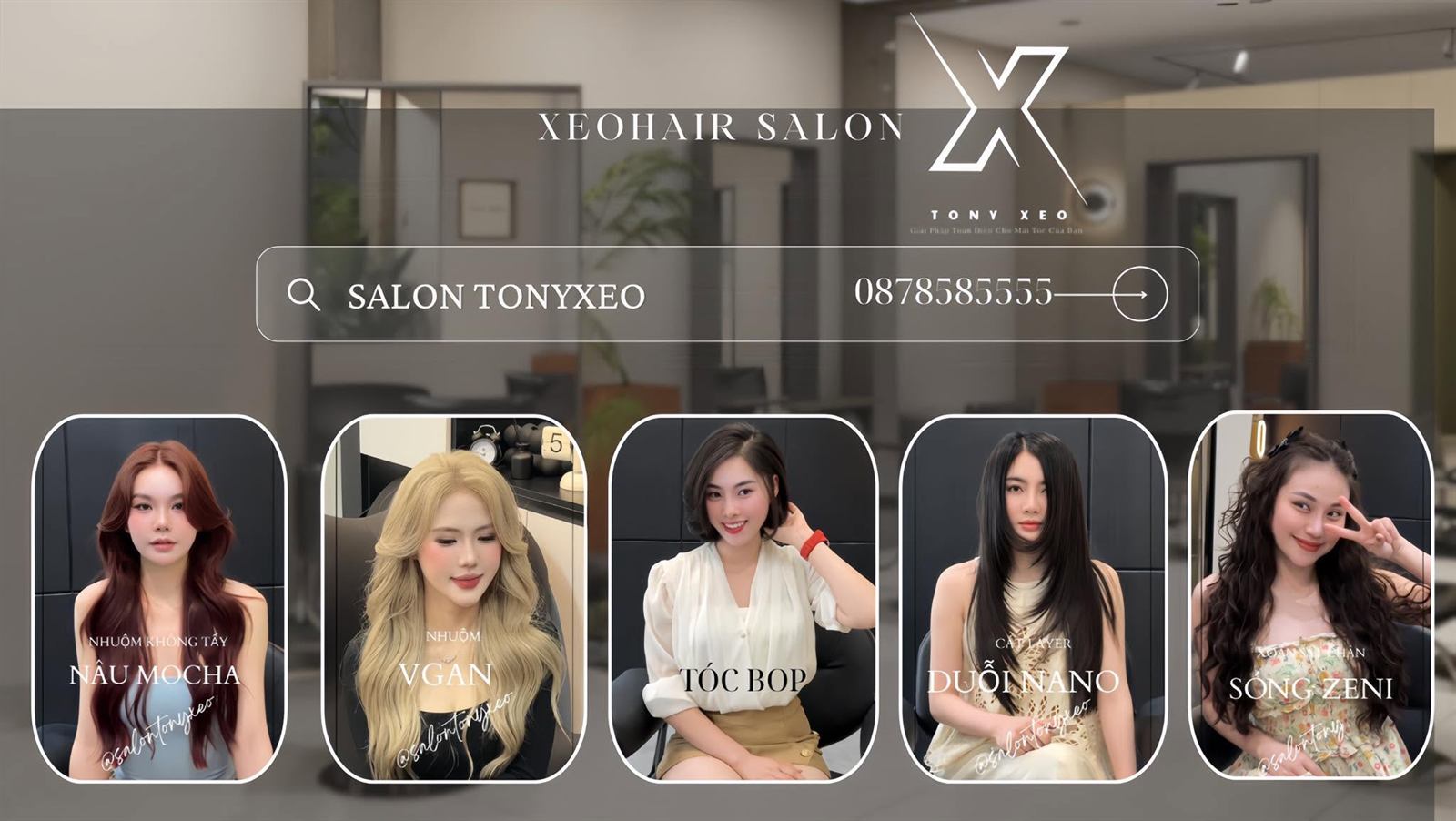 Xeohair Salon Tony Xèo - banner dịch vụ